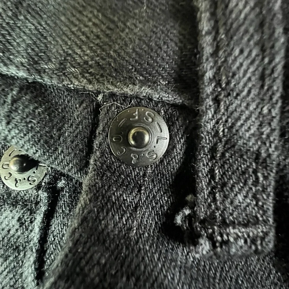 Levi's 511 Slim Fit Stretch Jeans Men's W28 L28 Black Denim Mid Rise Skinny Tape